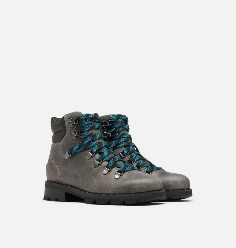 Botines Sorel Mujer - Lennox™ Hiker Mid Gris Oscuro - 45239-JGLX